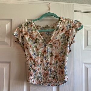Abercrombie cropped cap sleeve